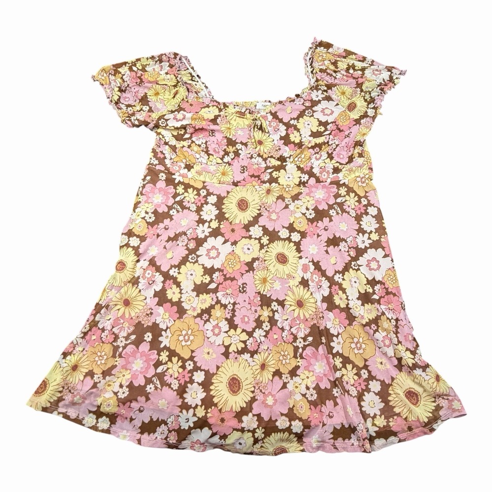 Rue Plus Dress Womens Size 3X Floral Whimsigoth Lightweight Boho Western